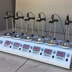 HJ-6A数显恒温多头磁力加热搅拌器